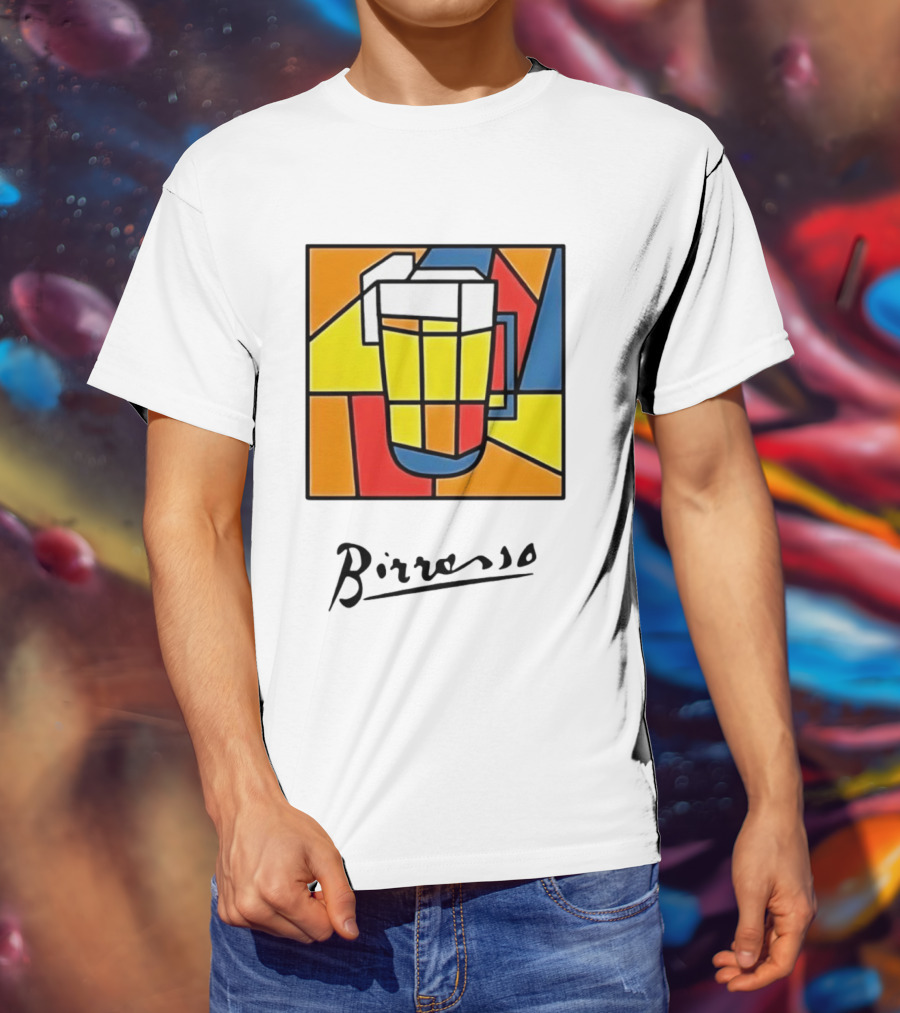 Birresso Beer Abstract Colorful Geometry T-Shirt