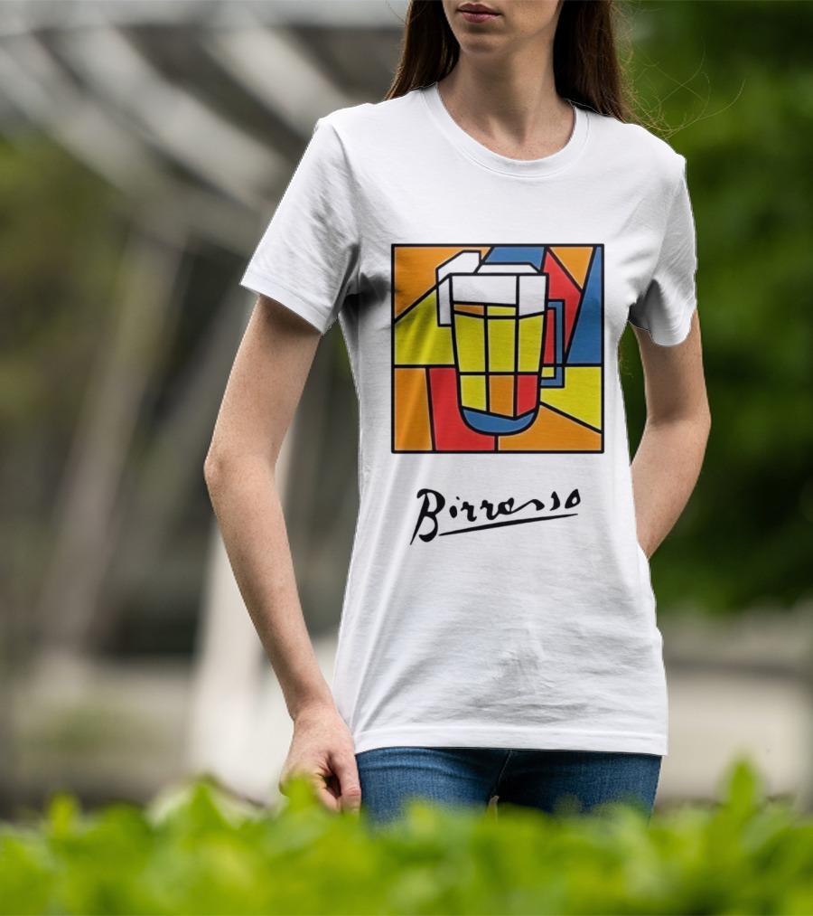 Birresso Beer Abstract Colorful Geometry T-Shirt