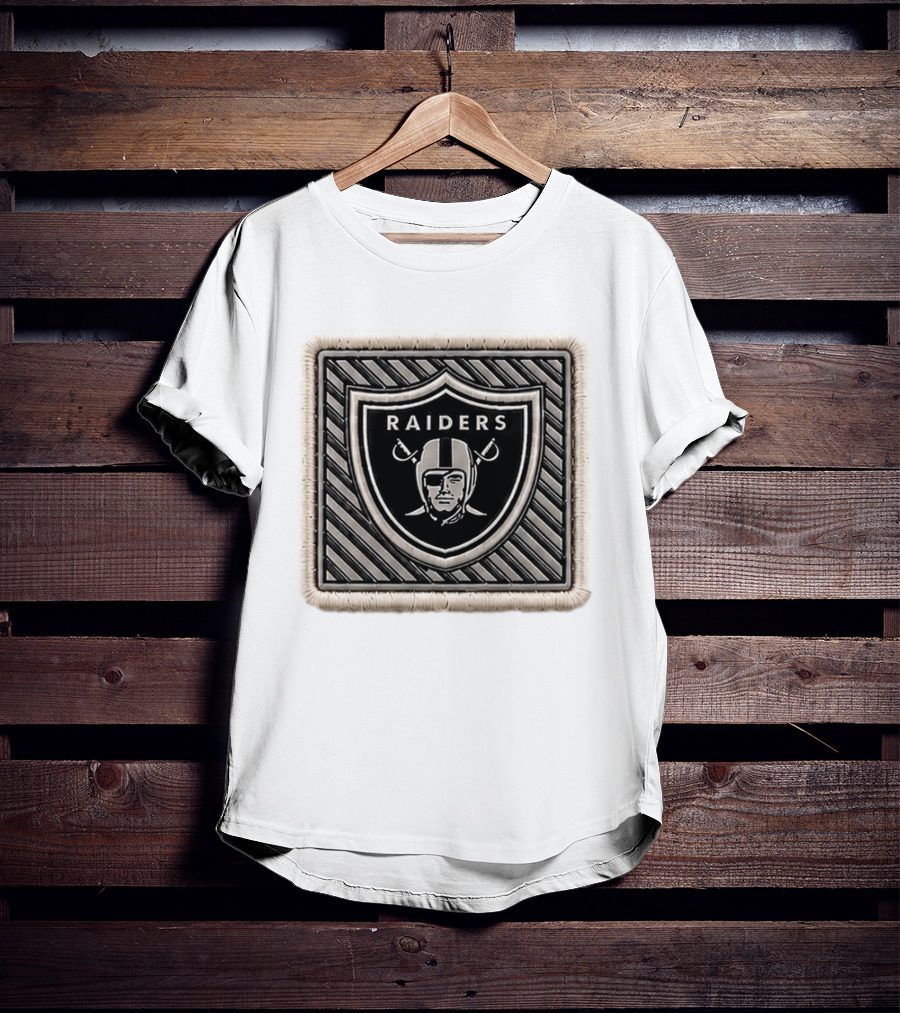 Raiders 2026 Training Camp Hat Embroidered Patch Shield T-Shirt