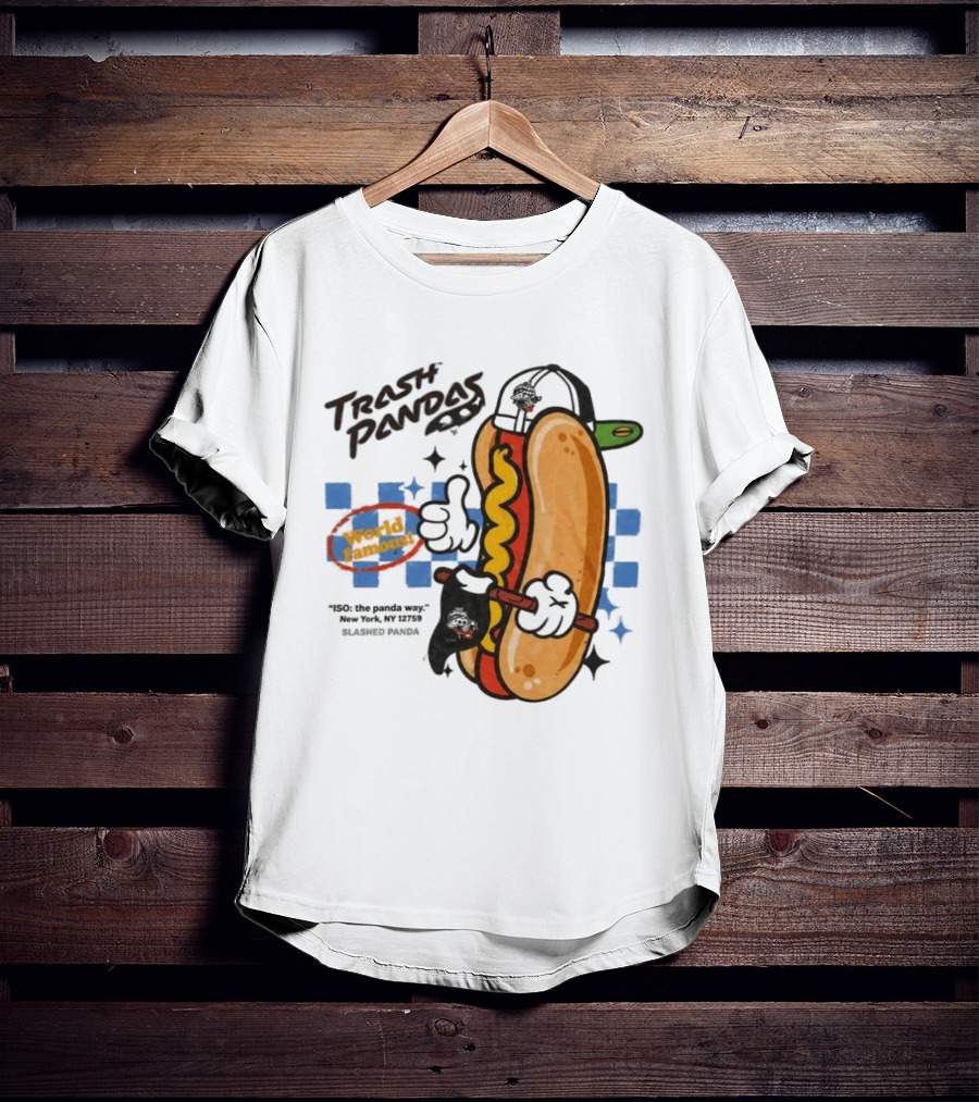 Trash Pandas World Famoust Hot Dog Thumbs Up T-Shirt