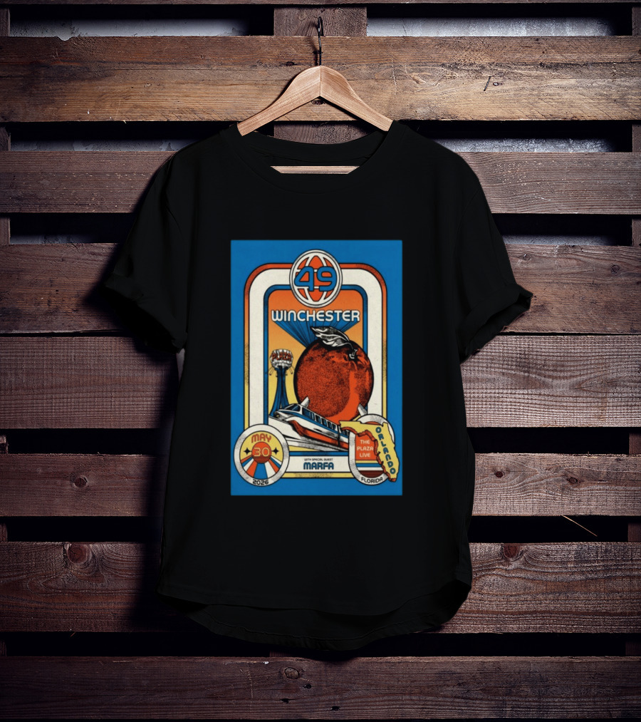 49 Winchester Orlando May 30 2026 Plaza Live Florida Special Guest Marfa T-Shirt