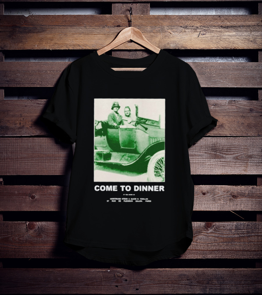 Come To Dinner Vintage Car Scene 1920s Nostalgia T-Shirt