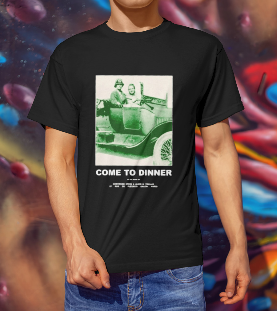 Come To Dinner Vintage Car Scene 1920s Nostalgia T-Shirt