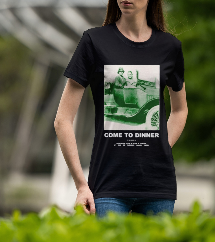 Come To Dinner Vintage Car Scene 1920s Nostalgia T-Shirt