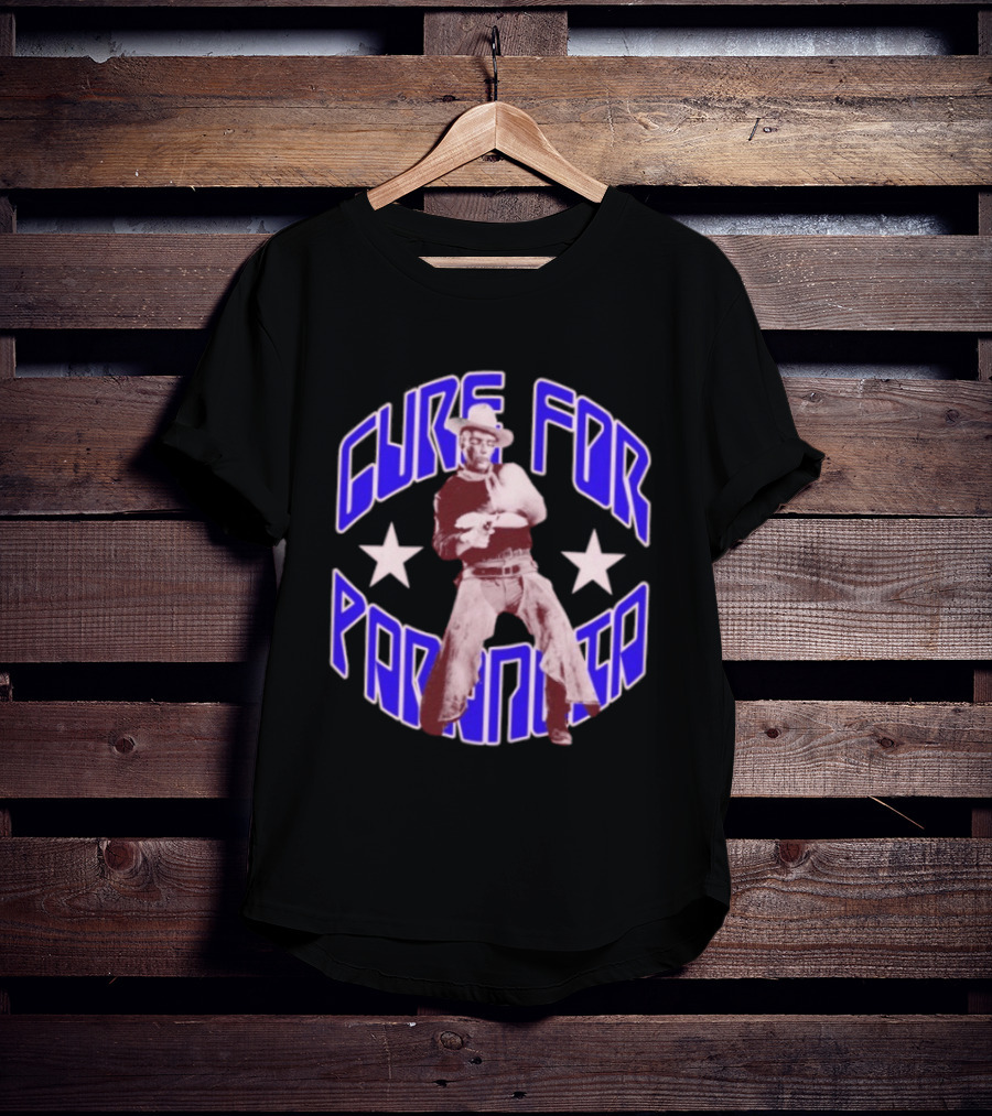 Cure For Paranoia Cowboy With Stars T-Shirt