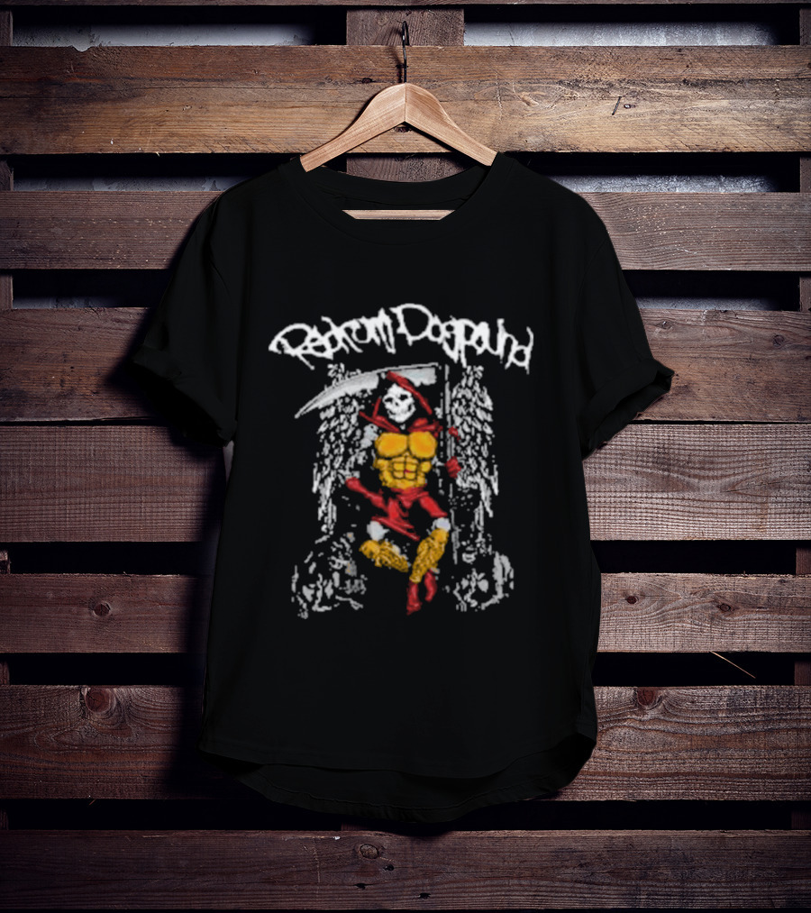 Redrum Dogpound Reaper Halloween Grim Skeleton T-Shirt