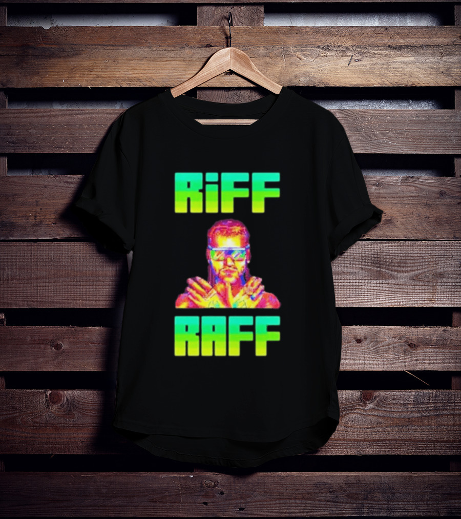 Riff Raff Neon 8 Bit Style Dale Dan Tony T-Shirt