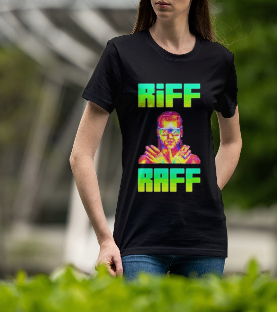 Riff Raff Neon 8 Bit Style Dale Dan Tony T-Shirt