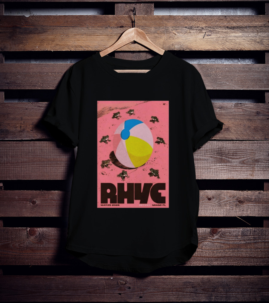 Rhye May 25 2026 ZeyZey Miami FL Tour Beach Ball Frogs T-Shirt
