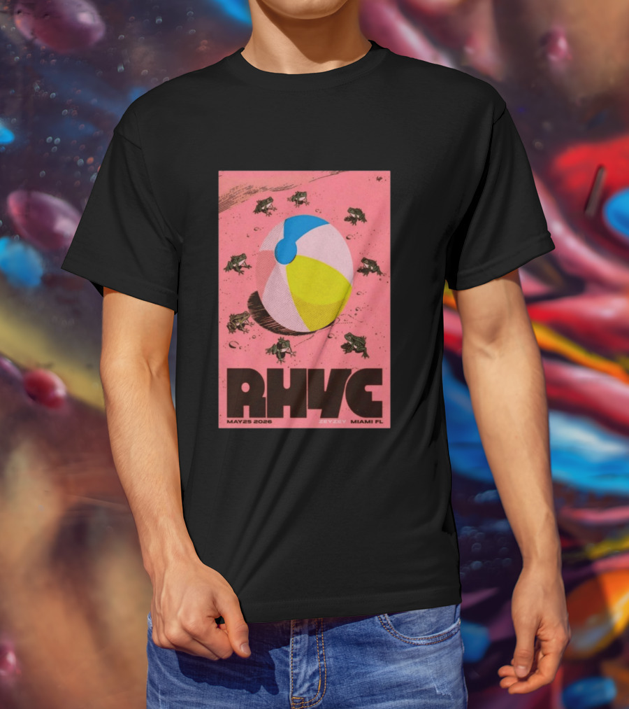 Rhye May 25 2026 ZeyZey Miami FL Tour Beach Ball Frogs T-Shirt