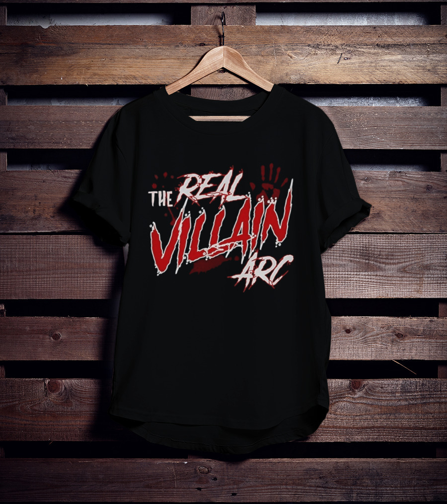 The Real Villain Arc Bloodstained Handprint T-Shirt