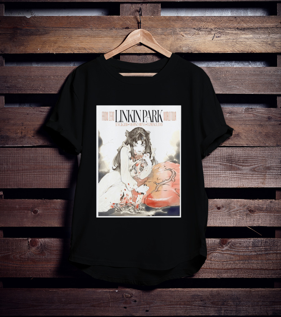 From Zero Linkin Park June 26 2026 Visarno Arena Florence World Tour T-Shirt