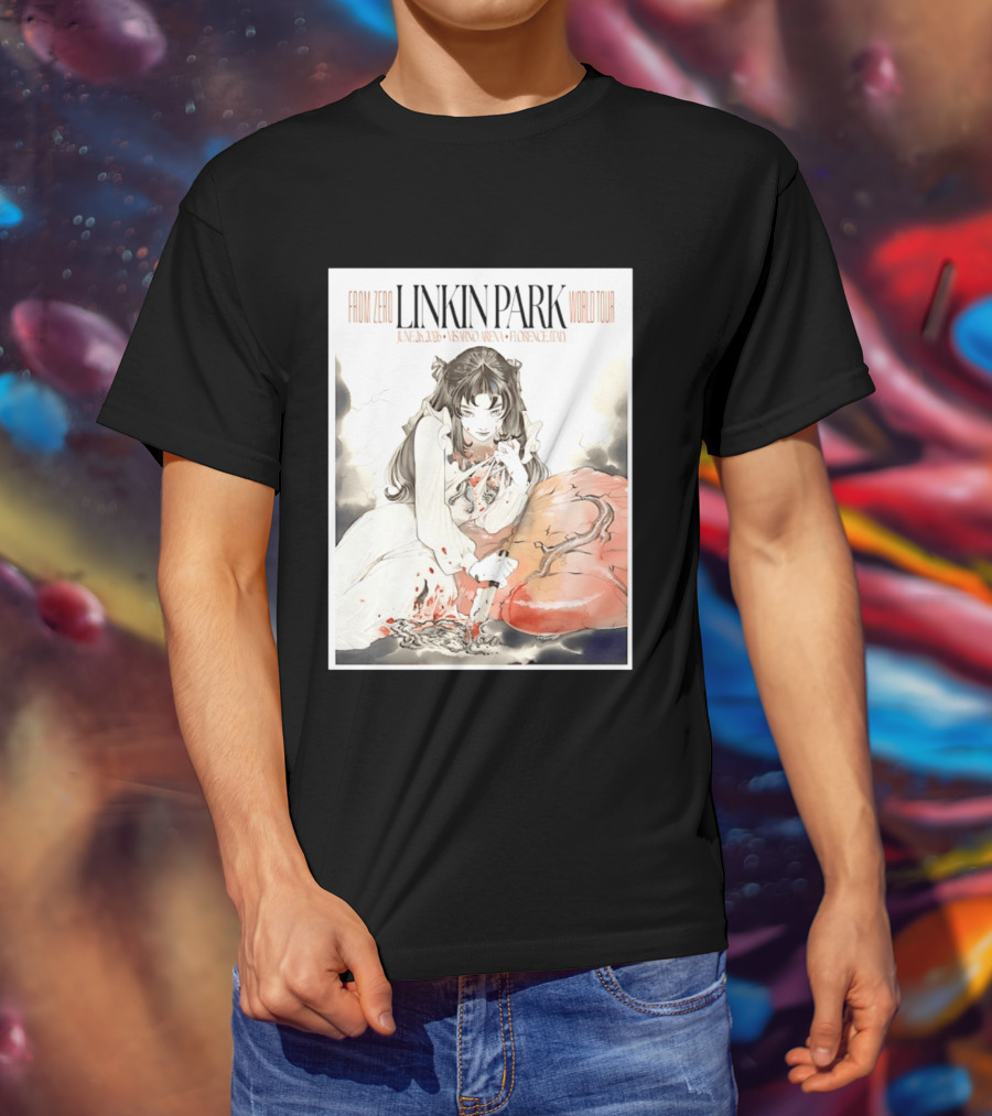 From Zero Linkin Park June 26 2026 Visarno Arena Florence World Tour T-Shirt