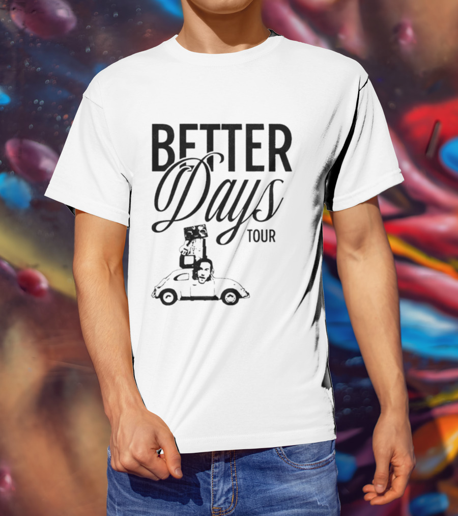 Better Days Tour Vintage Car Graphic Benjamin Ingrosso T-Shirt