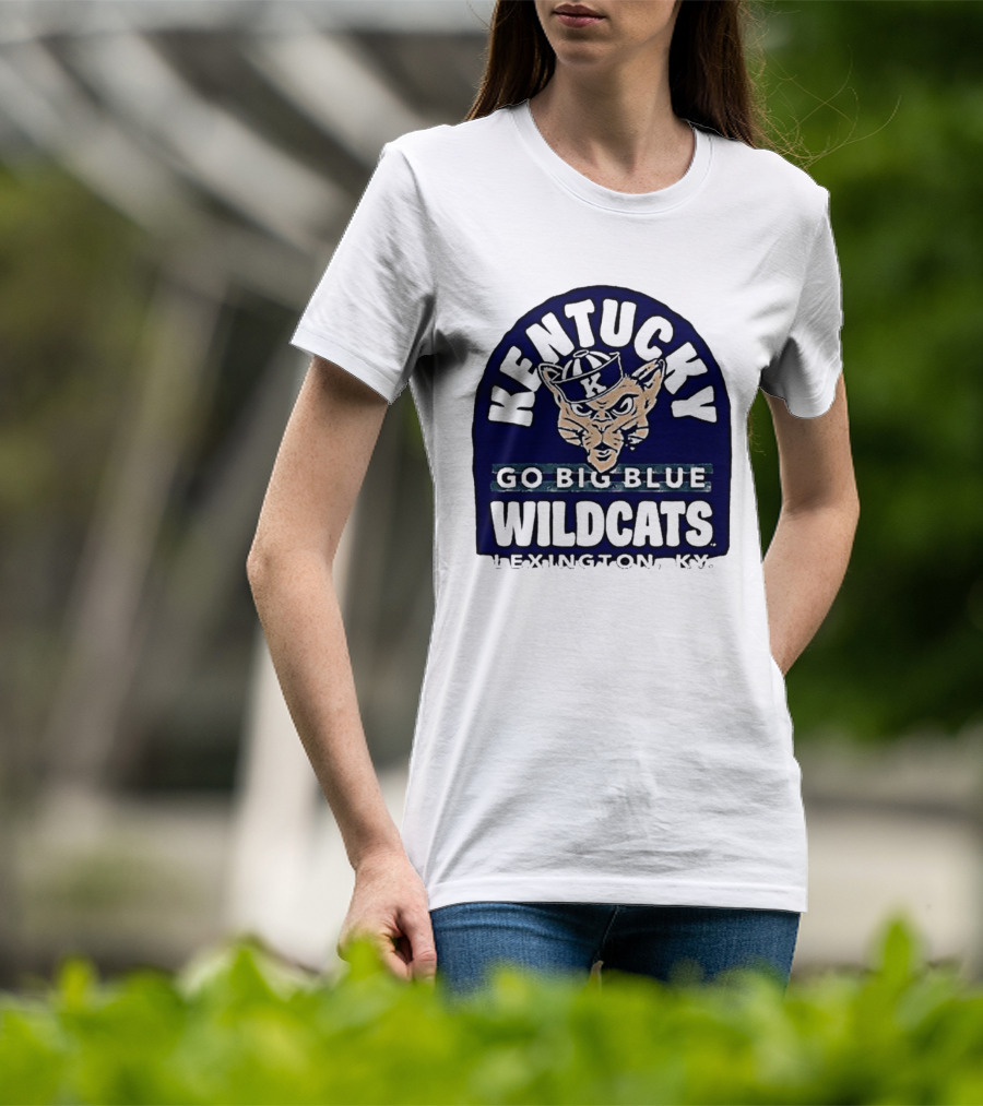 Kentucky Wildcats Go Big Blue Sailor Hat Lexington KY T-Shirt