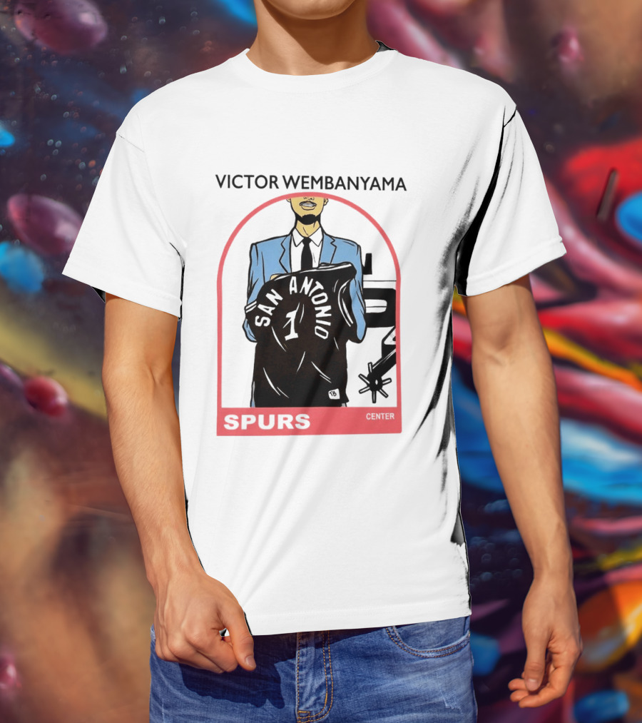 Victor Wembanyama San Antonio Spurs Number 1 T-Shirt