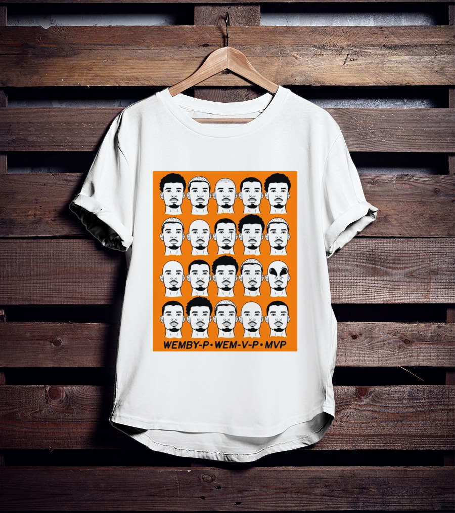 WEMBY P WEM V P MVP Victor Wembanyama Faces Collection T-Shirt