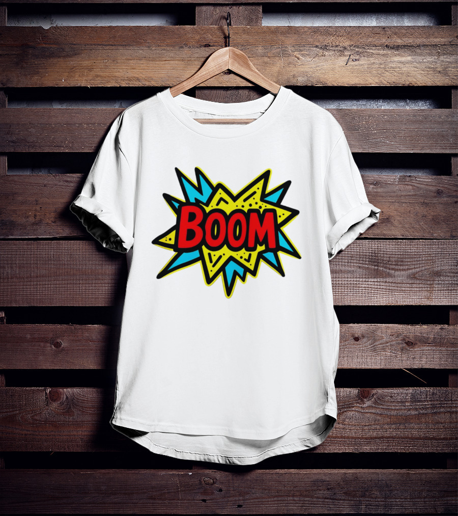 Mackenzie Shirilla Dad Boom Comic Style Burst T-Shirt