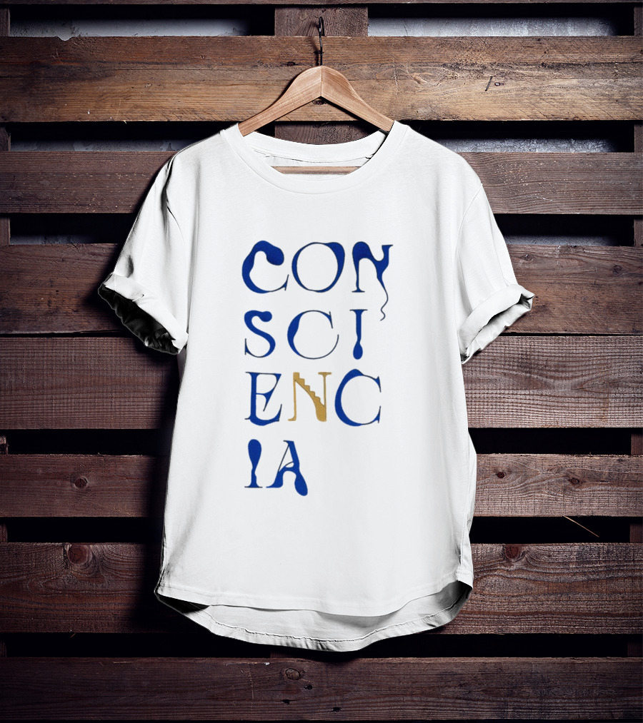 Tomorrowland Consciencia Stairs Dripping Font T-Shirt