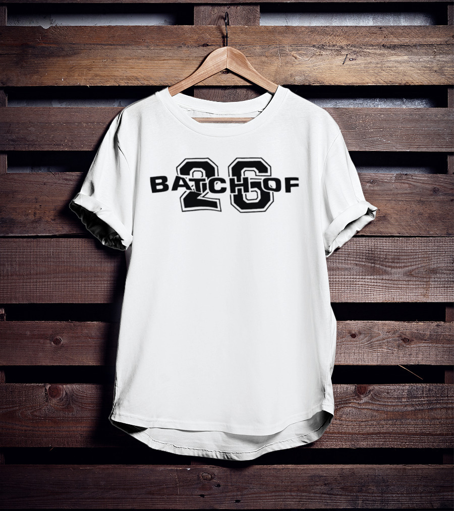 Batch Of 26 Graduation Year Varsity T-Shirt