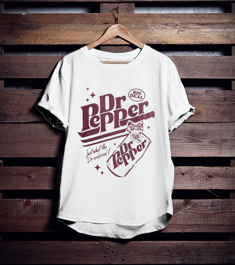 Dr Pepper Big Deal Just What The Dr Ordered Retro Bottle T-Shirt