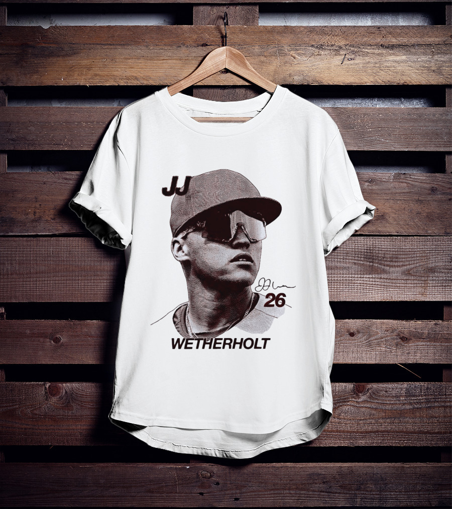 JJ Wetherholt 26 St. Louis Cardinals Baseball Big Head T-Shirt
