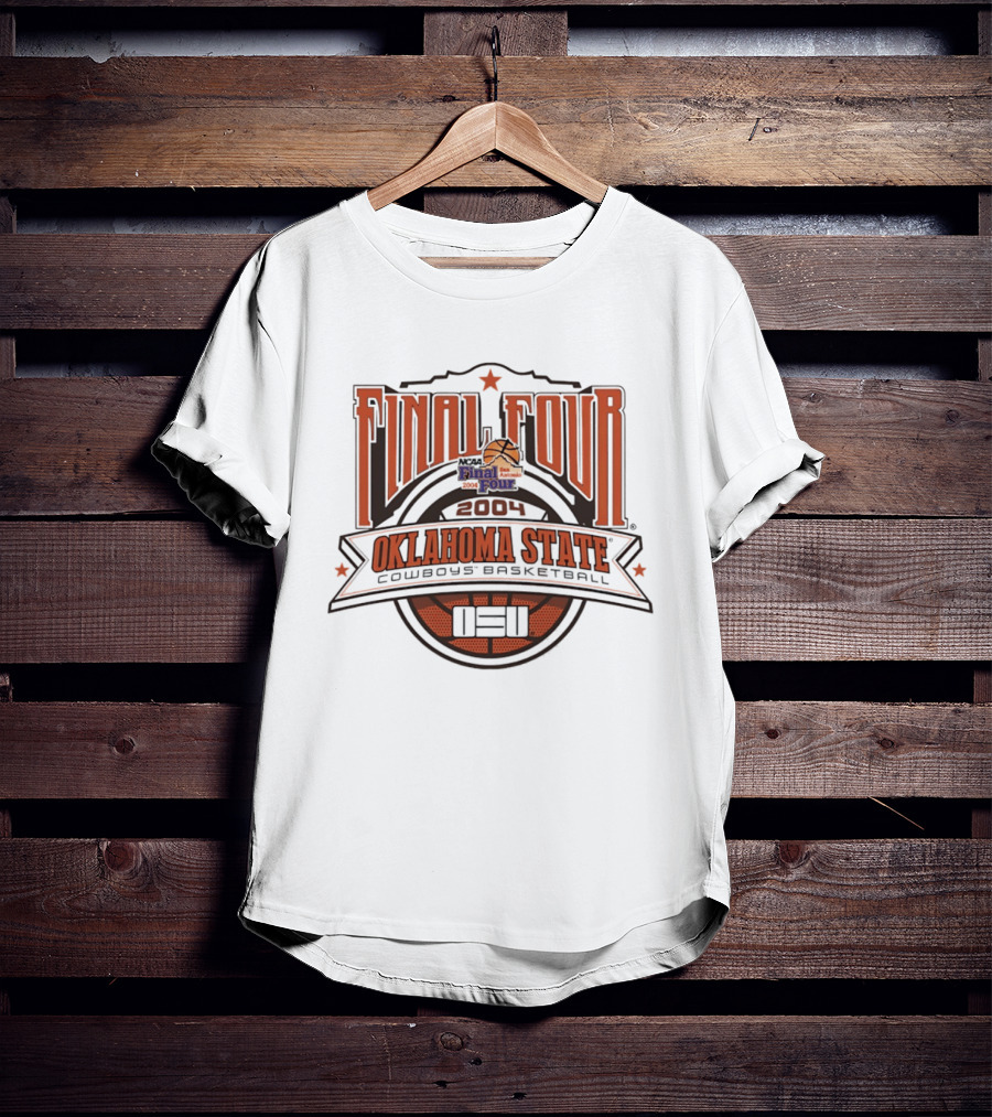 Oklahoma State Cowboys Basketball Final Four 2004 NCAA Tournament OSU T-Shirt