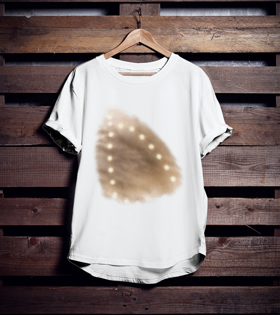 Peep Szczesny Iron Burnt Circle Light Shell T-Shirt