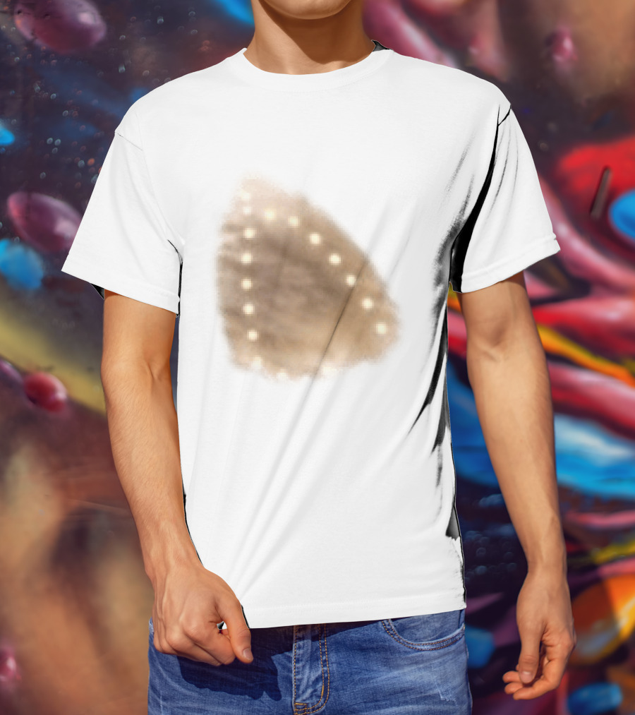 Peep Szczesny Iron Burnt Circle Light Shell T-Shirt