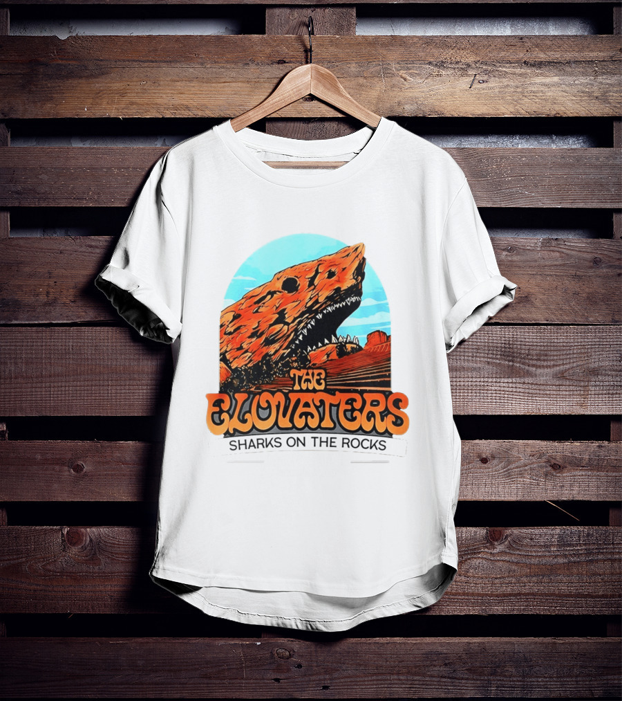 The Elovaters Sharks On The Rocks Red Rocks Amphitheatre Morrison Co May 2026 T-Shirt