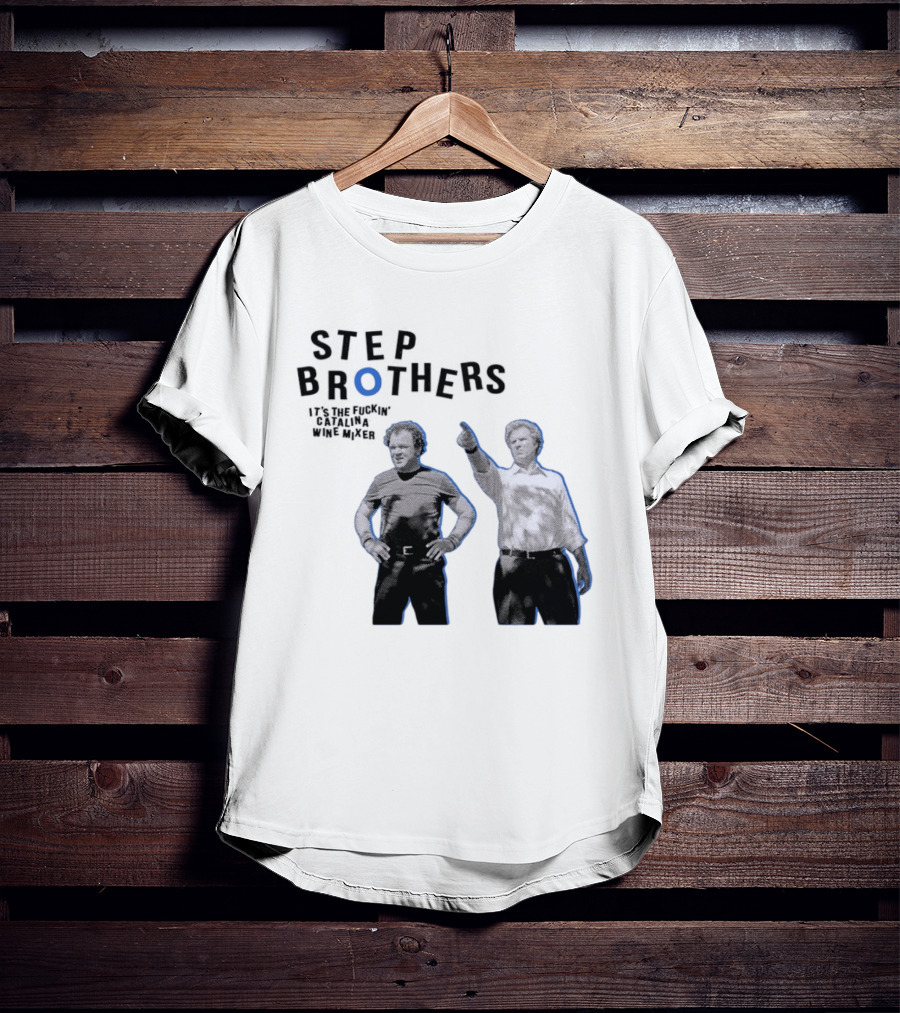 Step Brothers Will Ferrell John C Reilly Catalina Wine Mixer T-Shirt