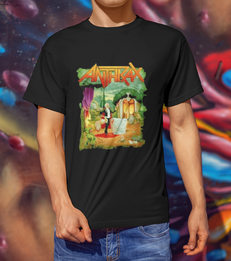 Anthrax Cursum Perficio Theatrical Scene With Creatures T-Shirt