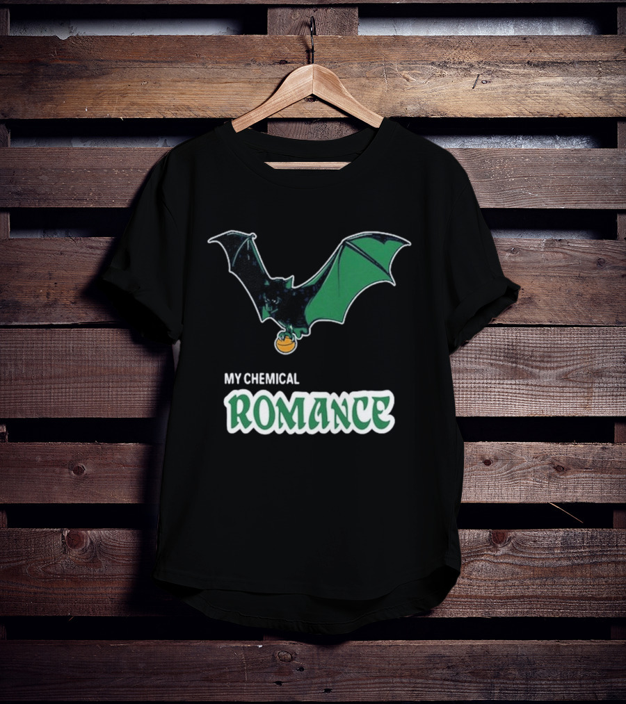 My Chemical Romance Bat Green Logo Philadelphia 08 15 2025 T-Shirt