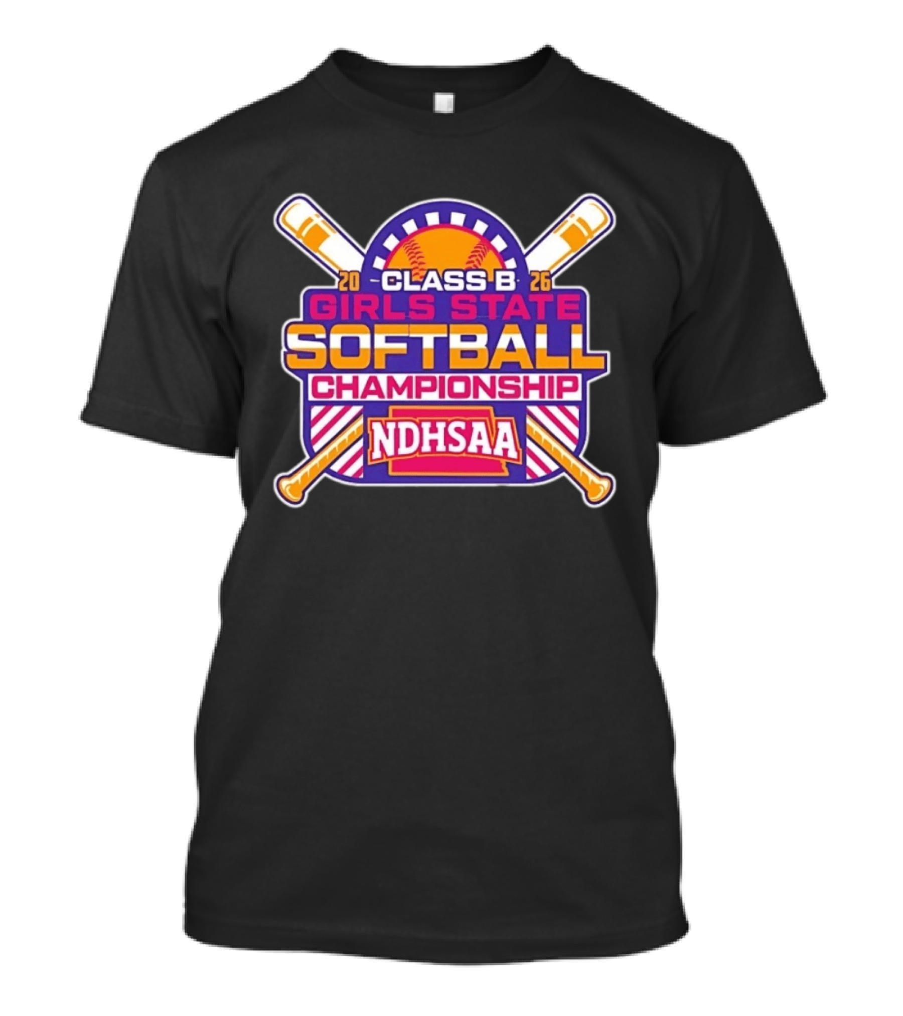 NDHSAA Class B Girls State Softball Championship 2026 T-Shirt