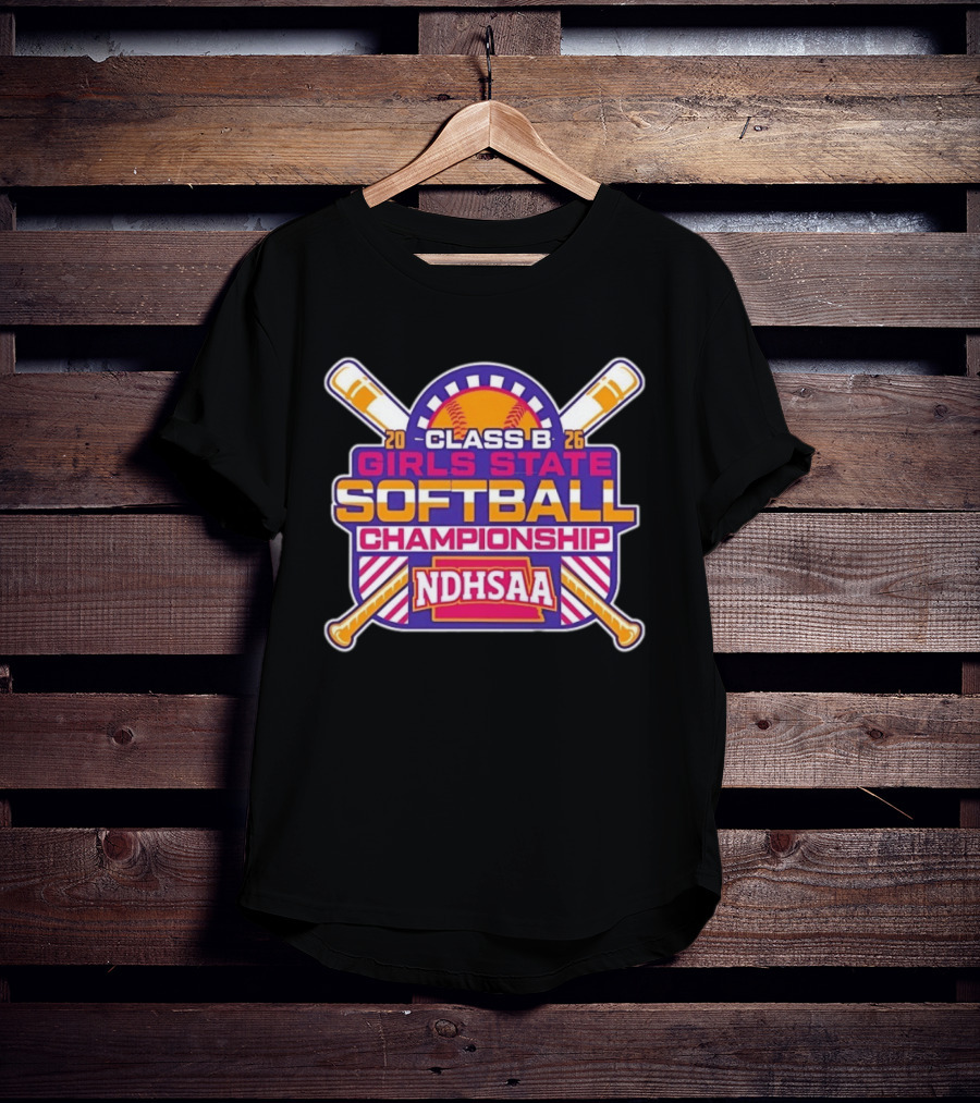 NDHSAA Class B Girls State Softball Championship 2026 T-Shirt
