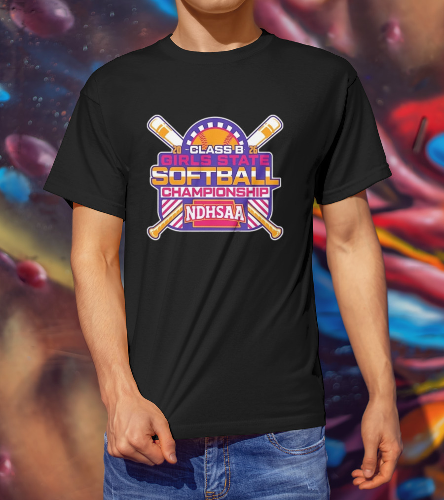 NDHSAA Class B Girls State Softball Championship 2026 T-Shirt