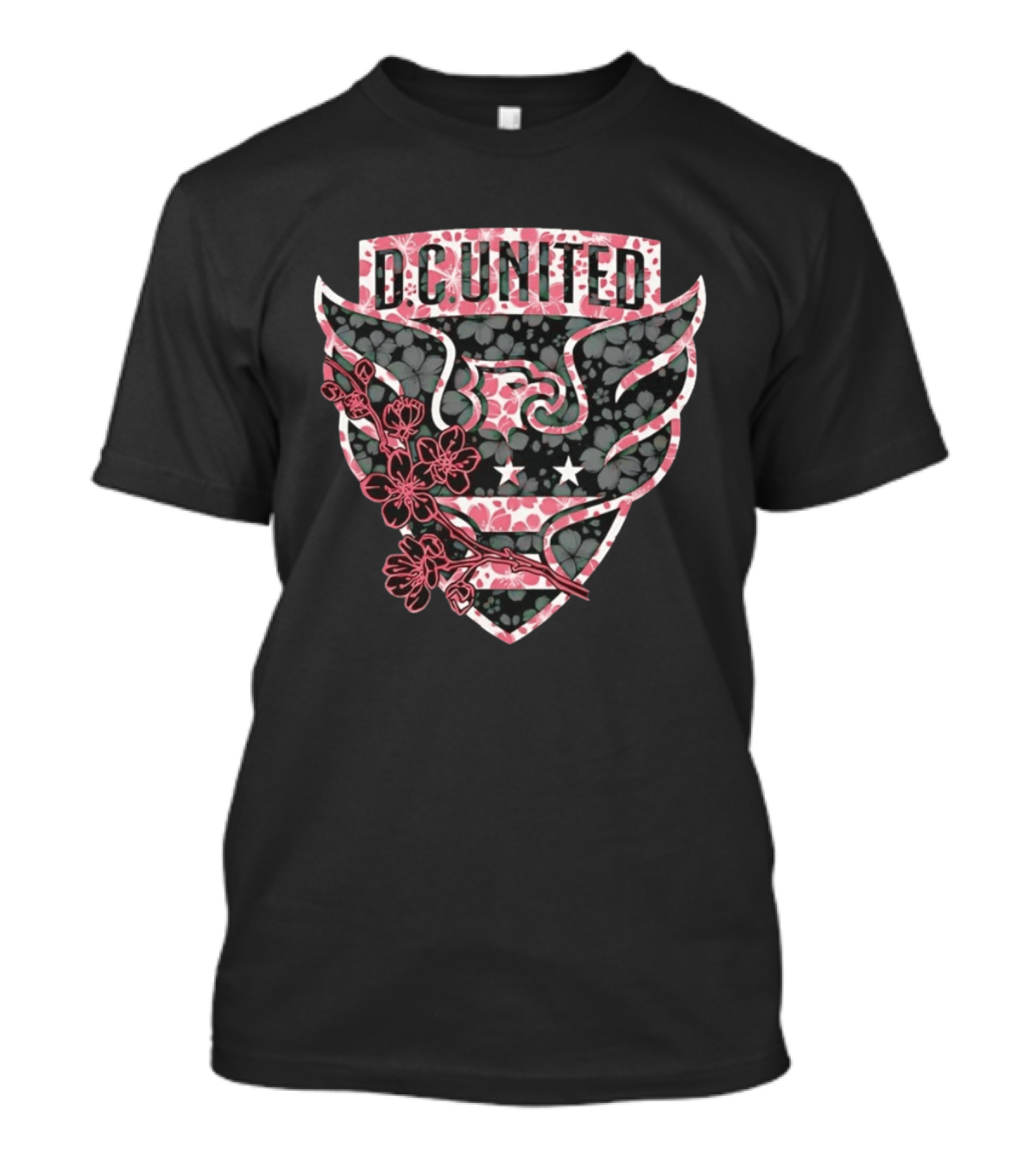 D.C. United Cherry Blossom Floral Crest T-Shirt