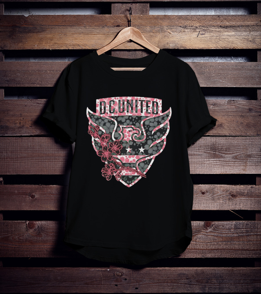 D.C. United Cherry Blossom Floral Crest T-Shirt