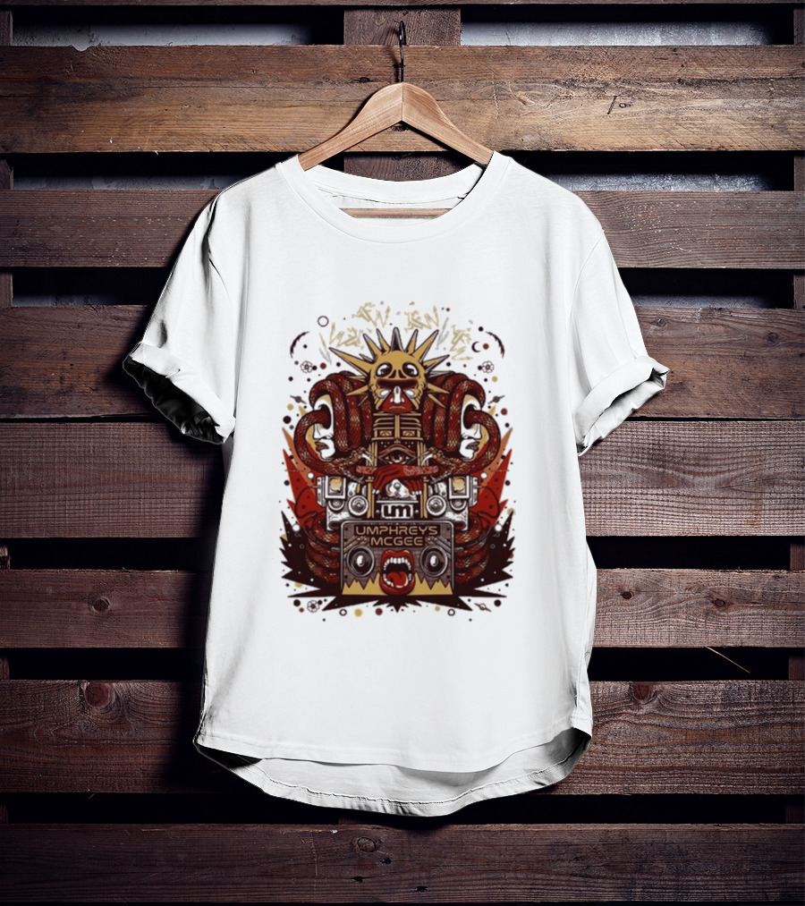Umphrey's Mcgee Summer Tour 2026 Skeleton And Sunburst T-Shirt
