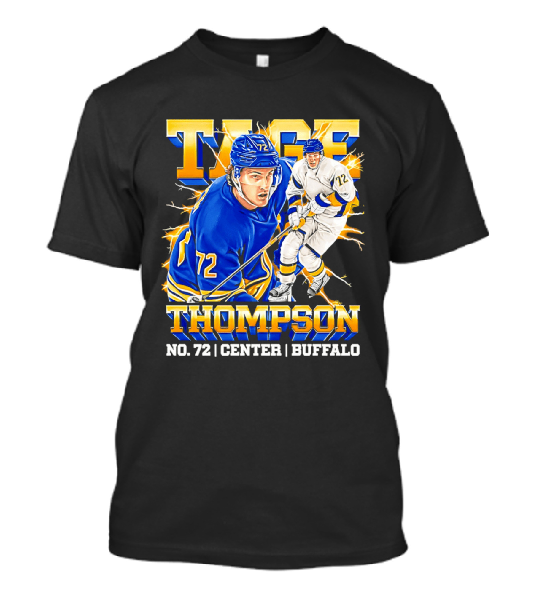 Tage Thompson No. 72 Buffalo Center T-Shirt