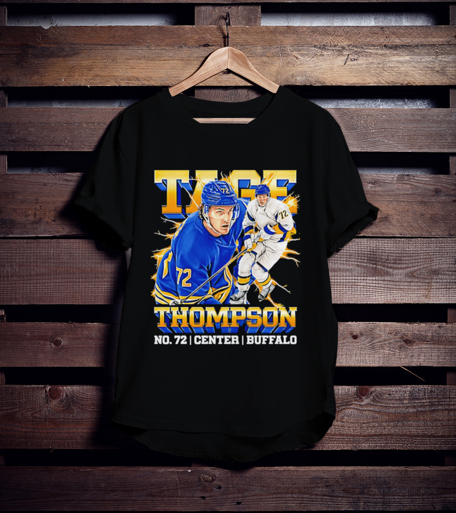 Tage Thompson No. 72 Buffalo Center T-Shirt