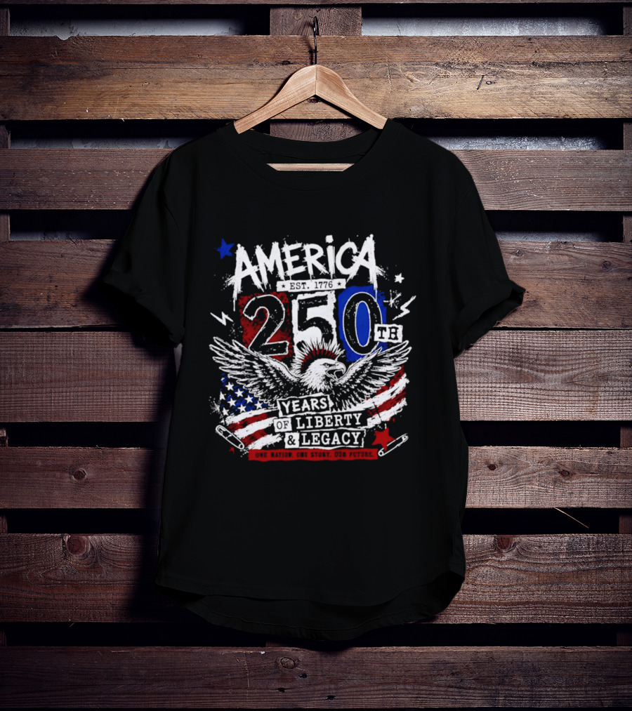 America 250th Liberty And Legacy Eagle T-Shirt