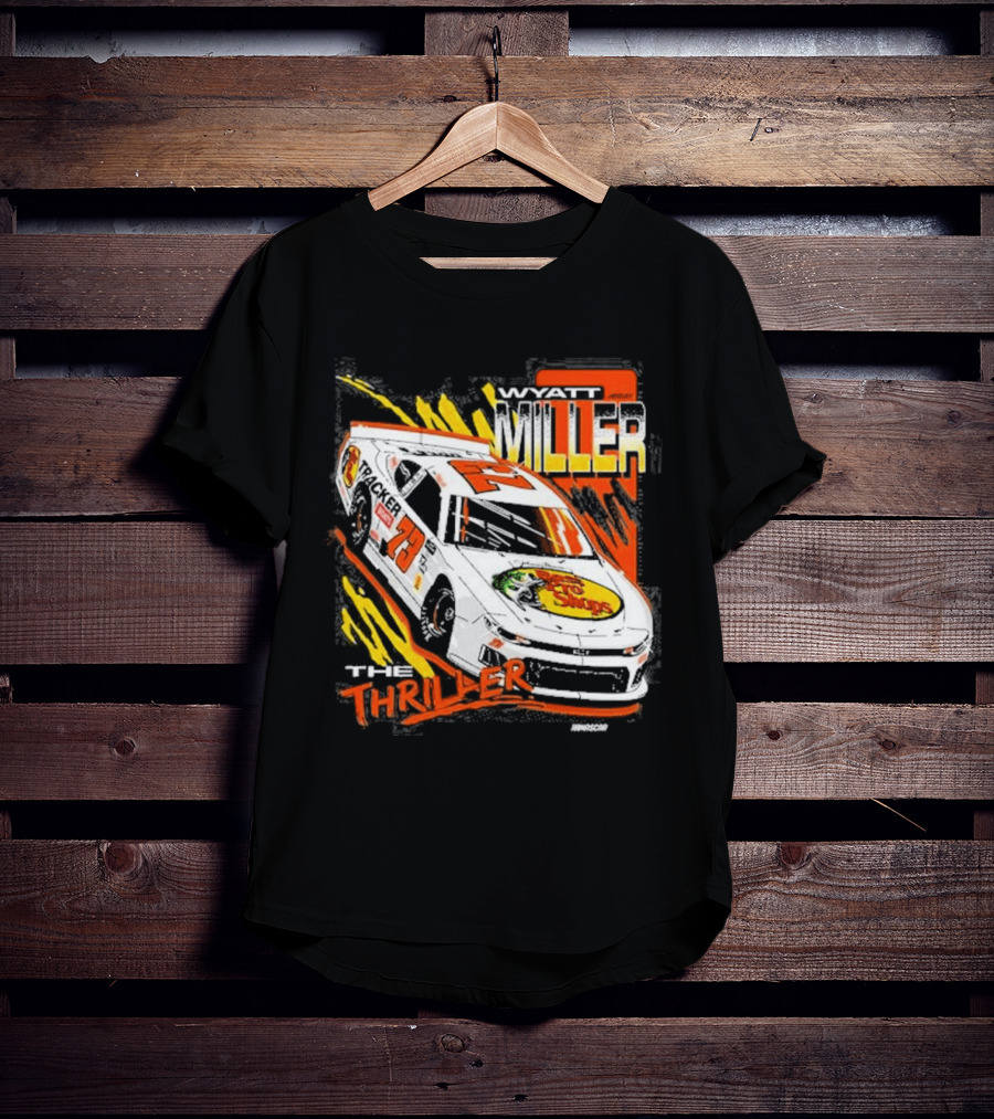 Wyatt Miller Racing Thriller 2026 Late Model Stock Bass Pro T-Shirt