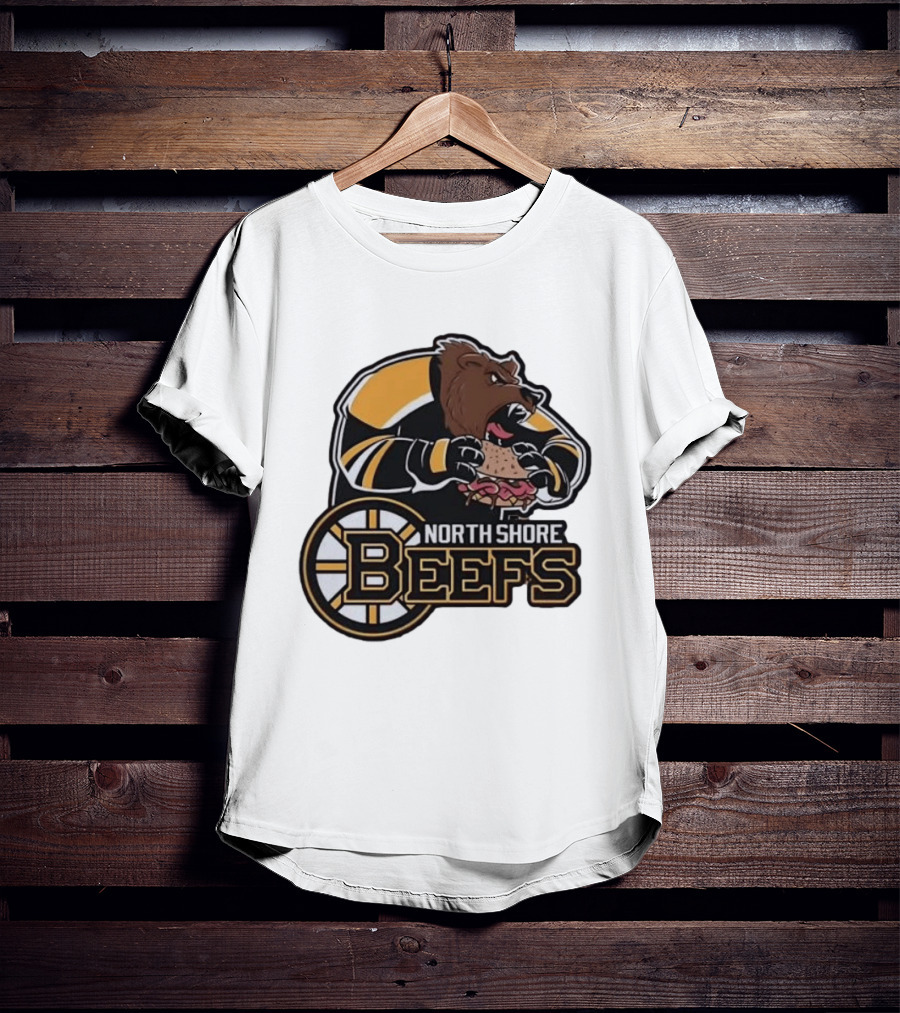 Boston Bruins North Shore Beefs Bear Sandwich T-Shirt