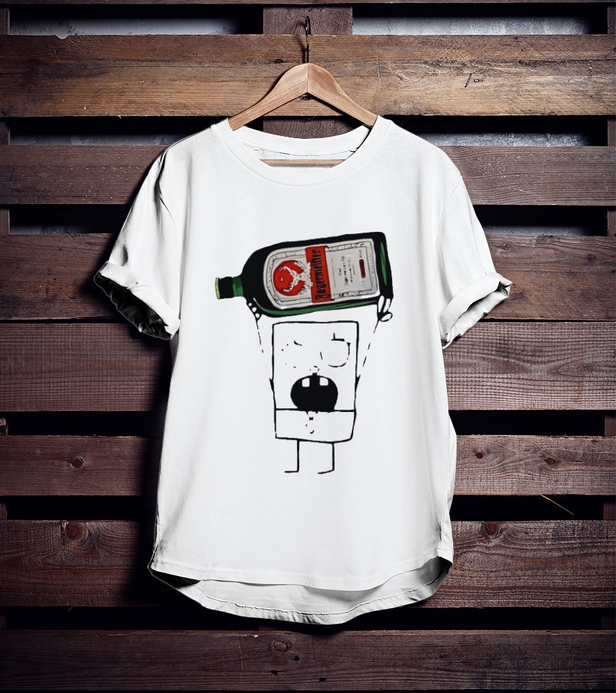 Doodlebob Jagermeister Bottle T-Shirt