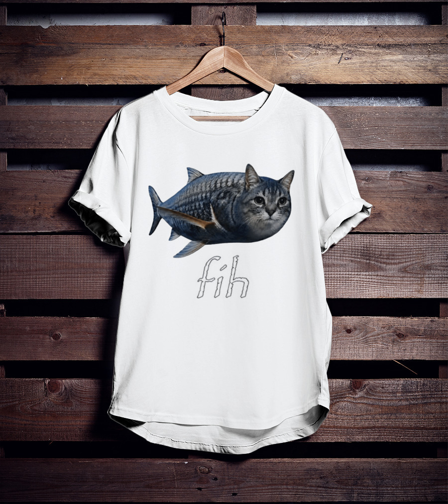 Fish Cat Hybrid Fih T-Shirt