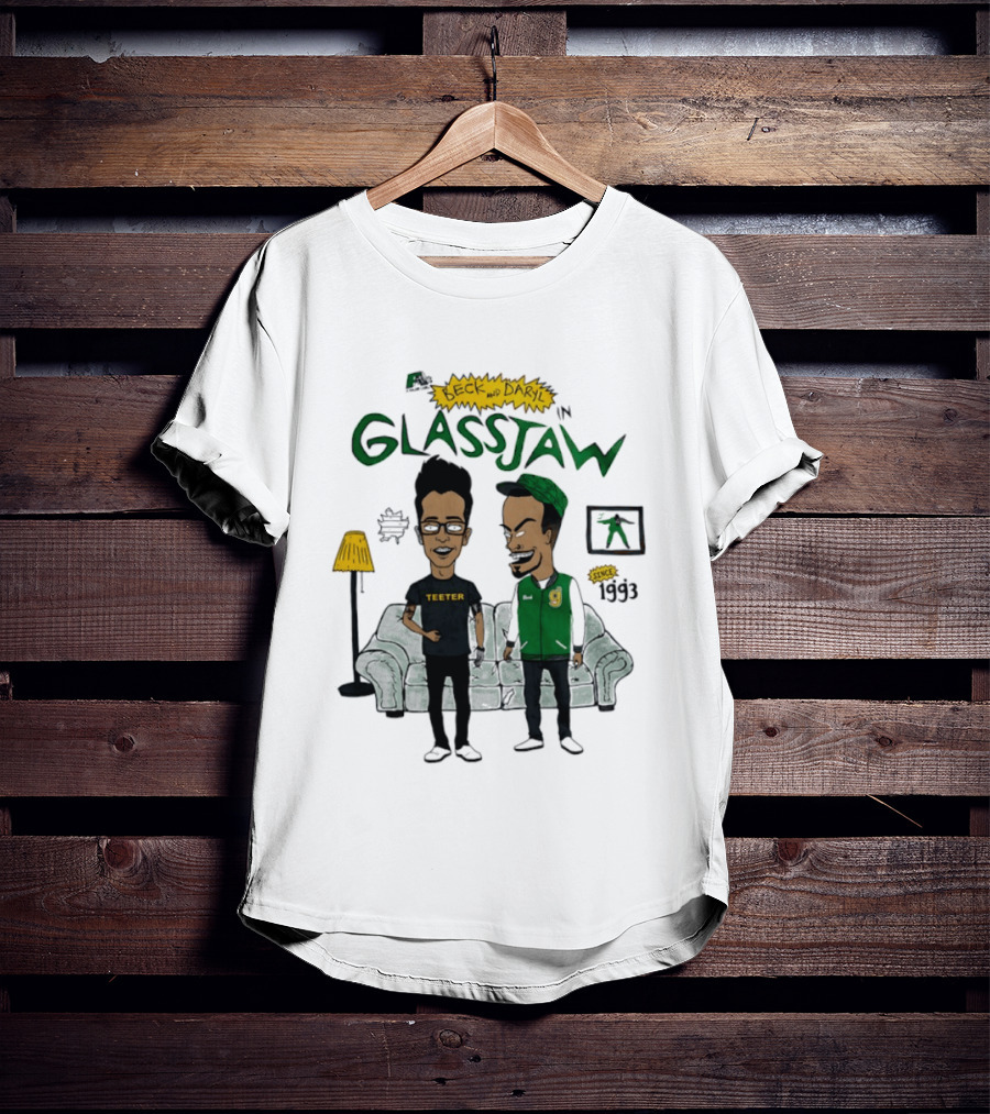 Beck And Daryl In Glassjaw Since 1993 Couch Teeter T-Shirt
