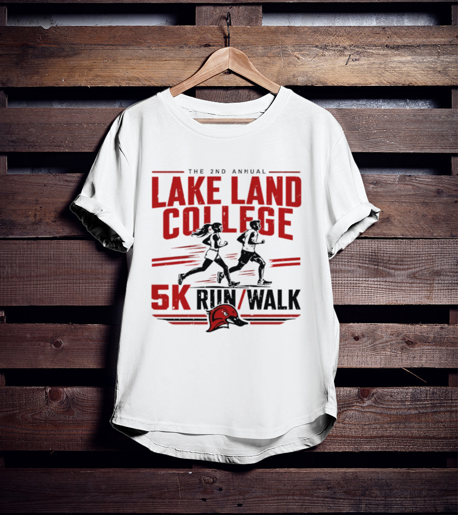 Lake Land College The 2nd Annual 2026 5K Run Walk Event T-Shirt