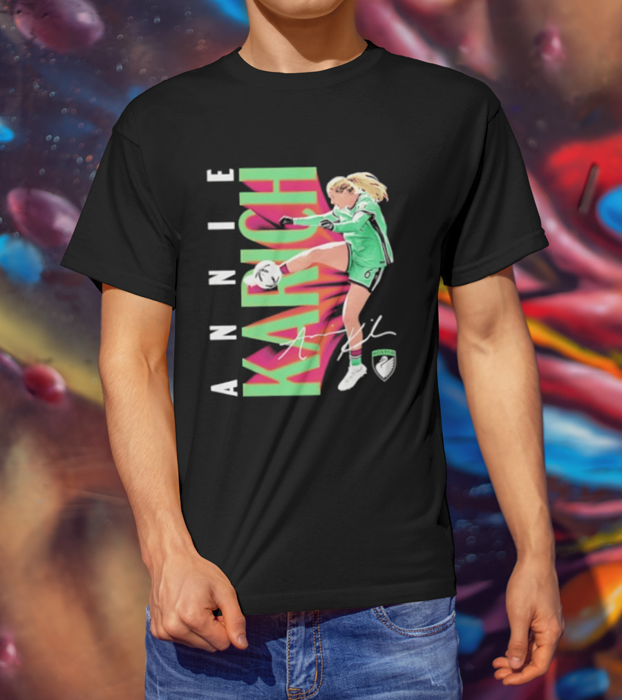 Annie Karich Legacy FC Soccer Player Action T-Shirt