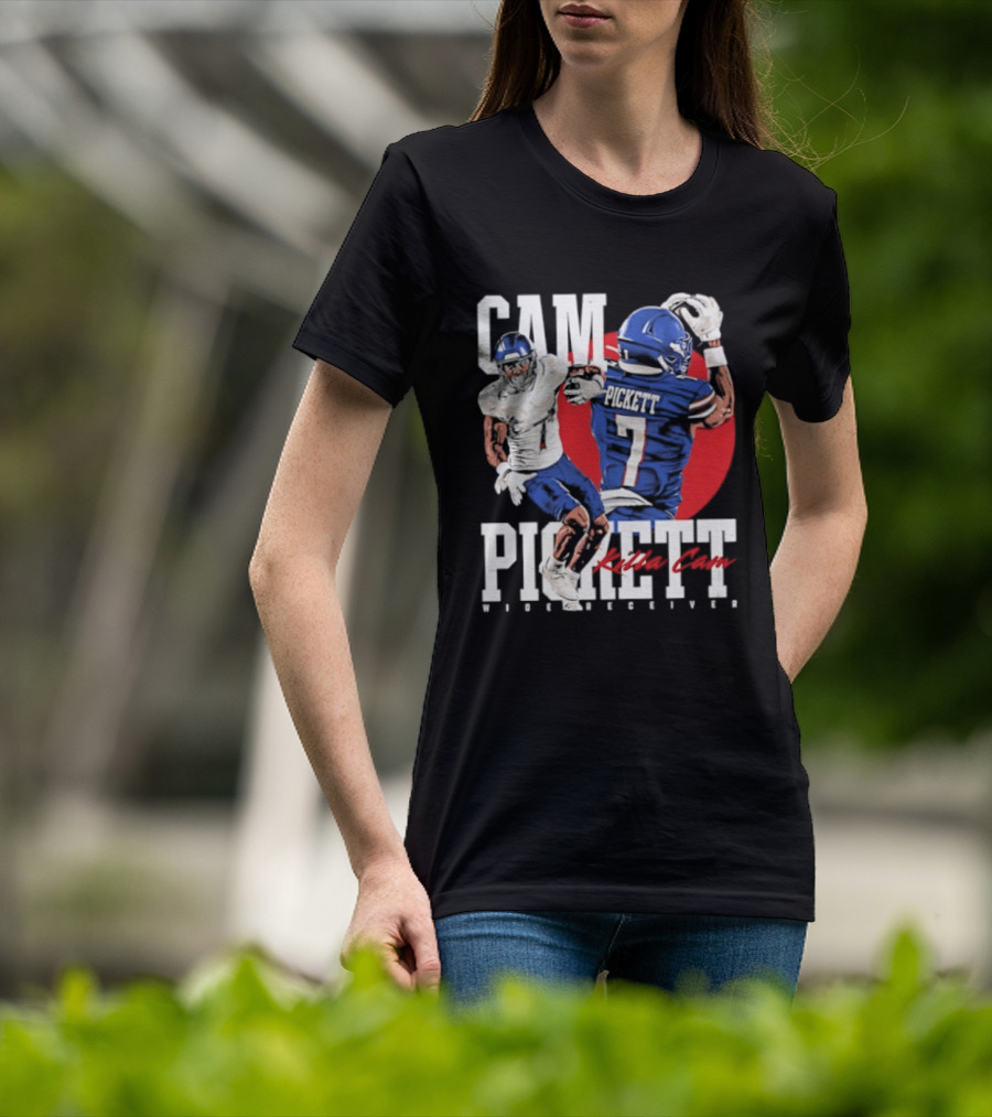 Cam Pickett Killa Cam Kansas Jayhawks Wide Receiver Football T-Shirt
